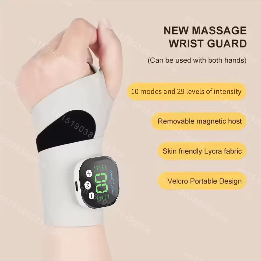 Intelligent Hand Massager with Heat Compression Therapy